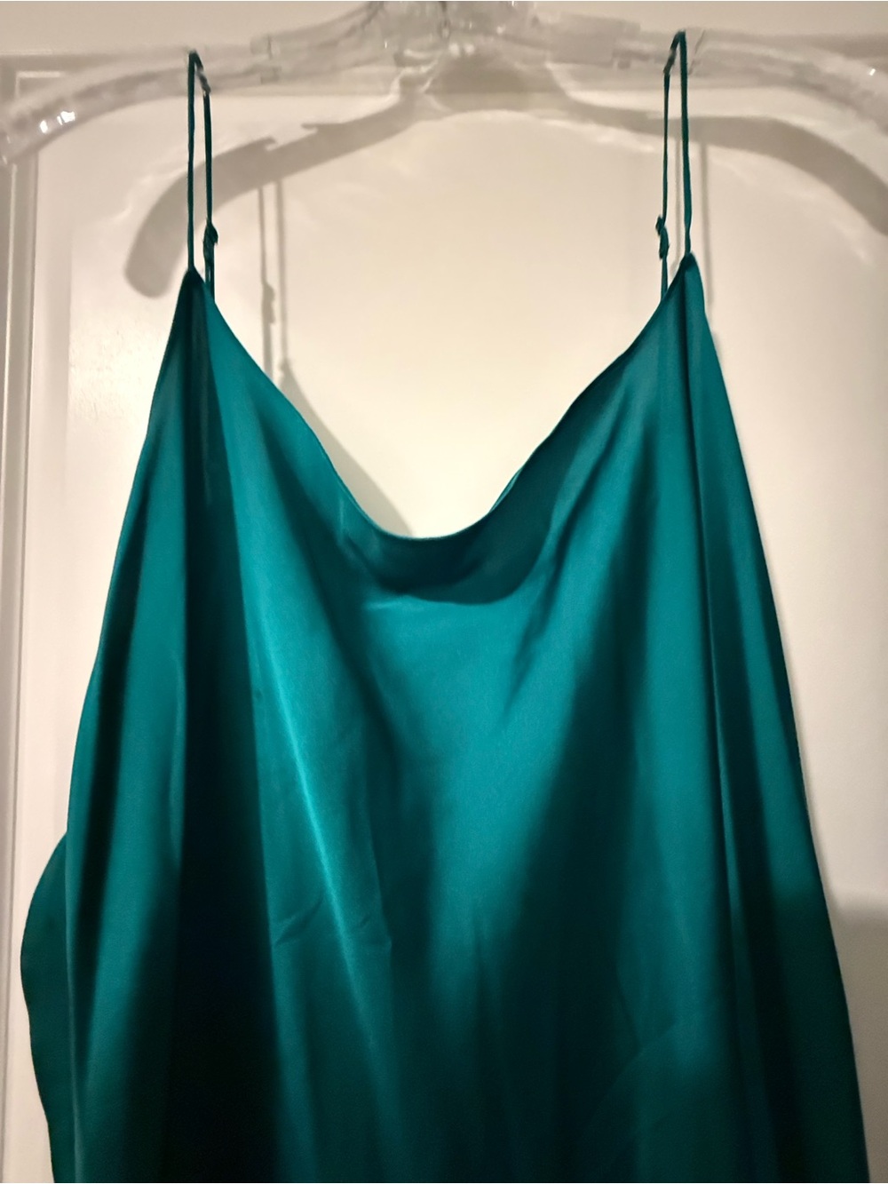J. Crew Teal Slip Midi Dress - Picture 3 of 7